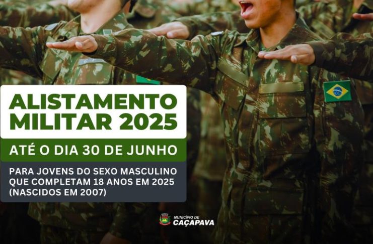 Atenção para Alistamento Militar Obrigatório 2025