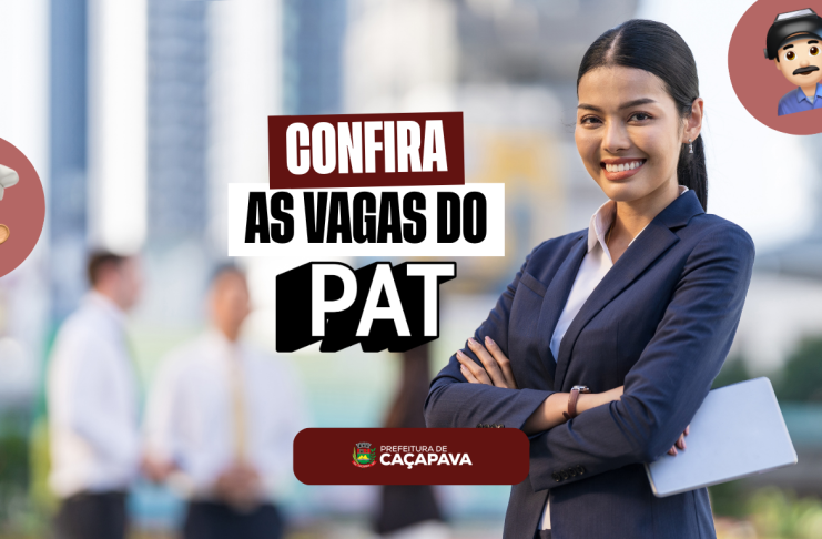 PAT de Caçapava divulga novas oportunidades de emprego
