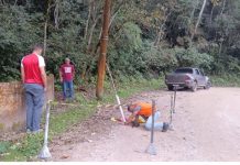 Obras interditam acesso à Mineração Correa