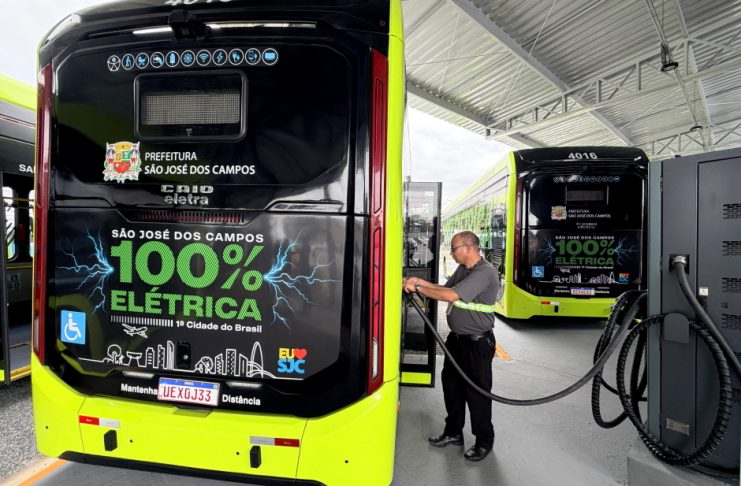 Transporte público ganha nova estação de carregamento elétrico