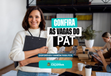 PAT de Caçapava divulga novas oportunidades de emprego