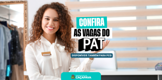 PAT de Caçapava divulga novas oportunidades de emprego