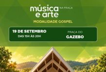 Prefeitura realiza Música e Arte na Praça neste Sábado, dia 19