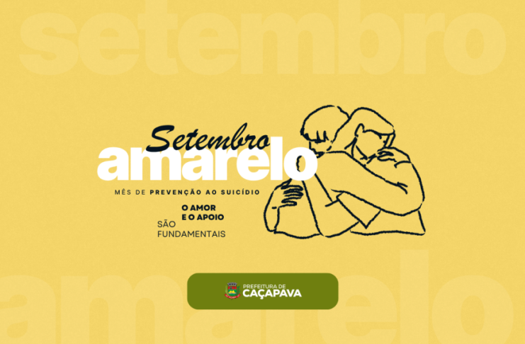 Setembro Amarelo: Rede Municipal de Saúde reforça a importância do cuidado com a saúde mental em Caçapava