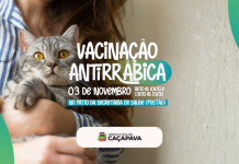 Prefeitura de Caçapava realiza Campanha de Vacinação Antirrábica no dia 03 de novembro Geral